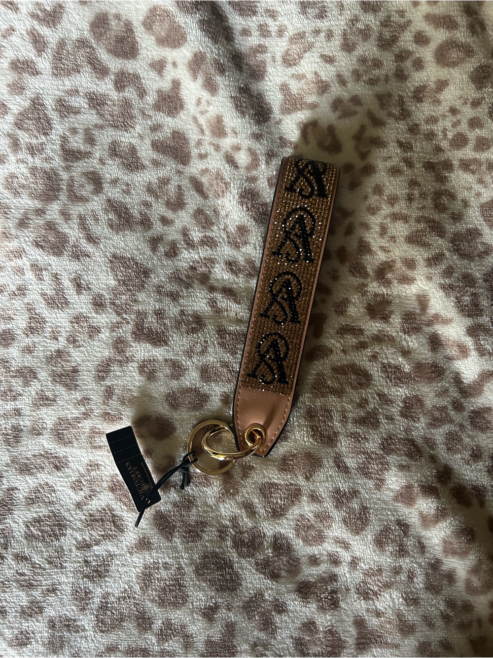 Victoria's Secret Brown Keychain